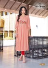 Swagat Vol 2 By Mittoo Heavy Rayon Embroidery Long Kurtis Wholesale Market In Surat
